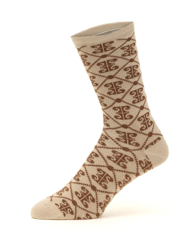 Носки высокие с монограмой бренда - A022SZ0130SKTJAKARLI Носки жен. (VR029, 36-40)