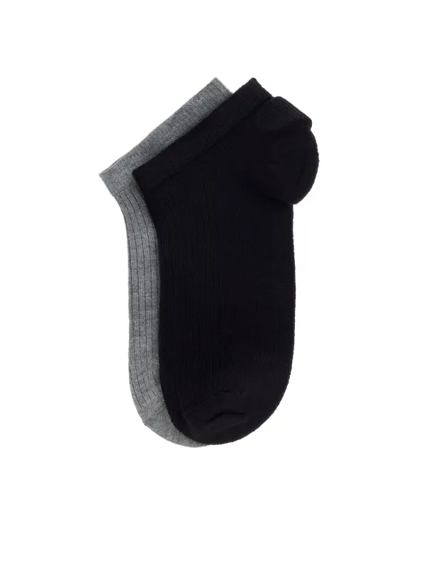 Носки короткие 2 пары - A022SZ013PTKBAMBUSNEAKERIY25 Носки жен. (VR046, 35_38)