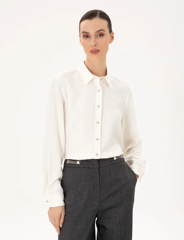 Рубашка из вискозы прямого кроя - G022SZ0040STELLA Сорочка жен. (VR019, 42)