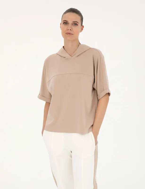 Худи с коротким рукавом - G022SZ0820MEGNA_S Толстовка жен. (VR011, XS)