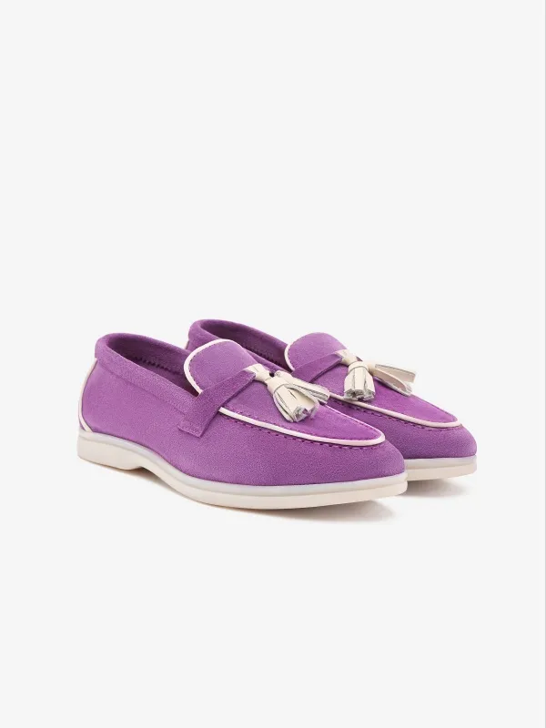 Лоферы замшевые с кисточкой - S072SZ0330Y23BATALS-LOA Обувь жен. (VR149, 36)