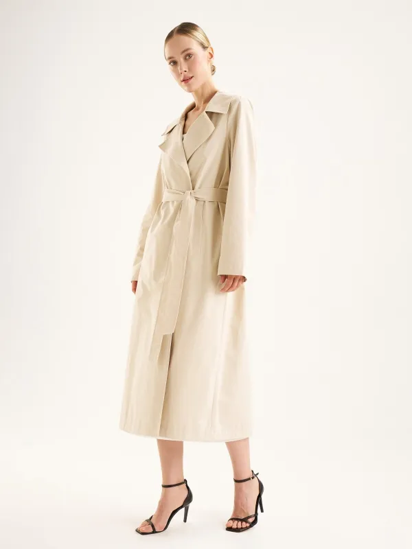 Плащ классический на запах с поясом - G022SZ0KS0NOBLE Куртка жен. (VR011, 36)