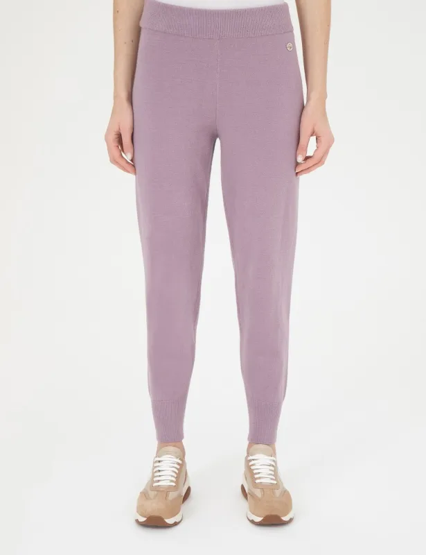Брюки трикотажные зауженные - G022SZ0TP0ADEN-P Брюки спорт. жен. (VR231, XS)