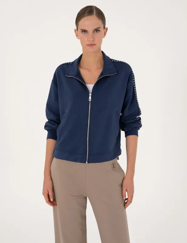 Толстовка без капюшона на молнии - G022SZ0820HONA_H Толстовка жен. (VR033, XS)