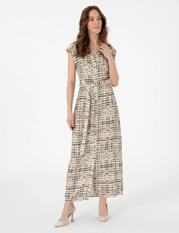 Платье-рубашка макси из вискозы - G022SZ0320LESA_EL Платье жен. (VR011, 36)
