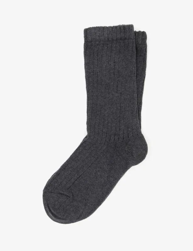 Носки хлопковые высокие - A022SZ013SKTSK24MELANJSKT Носки жен. (VR006, 36_40)