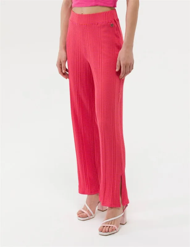 Брюки трикотажные с разрезами - G022SZ0OP0TELAS-P Брюки спорт. жен. (VR023, L)