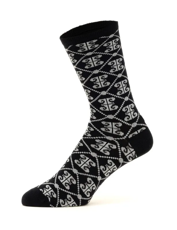 Носки высокие с монограмой бренда - A022SZ0130SKTJAKARLI Носки жен. (VR046, 36-40)