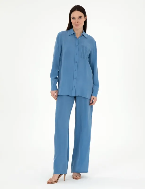 Брюки на резинке широкие - G022SZ0780PARENSO_P_25Y Брюки жен. (VR028, 34)