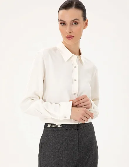 Рубашка из вискозы прямого кроя - G022SZ0040STELLA Сорочка жен. (VR019, 34)
