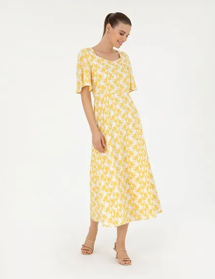 Платье миди из вискозы - G022SZ0320SOPHI Платье жен. (VR044, 36)