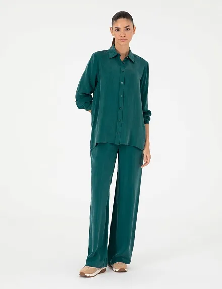 Брюки на резинке широкие - G022SZ0780PARENSO_P Брюки жен. (VR079, 38)
