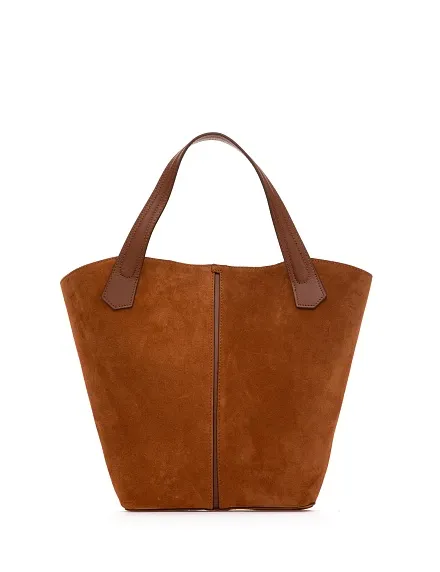 Сумка шопер замшевая - A022SZ057OMUZSK25_SUEDE Сумка жен. (VR099)