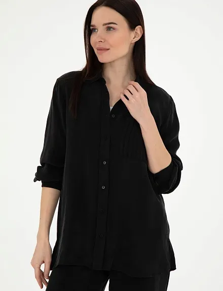 Рубашка с нагрудным карманом прямого кроя - G022SZ0040PARENSO_G_25Y Сорочка жен. (VR046, 42)