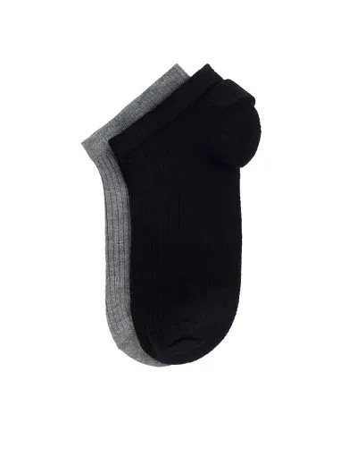 Носки короткие 2 пары - A022SZ013PTKBAMBUSNEAKERIY25 Носки жен. (VR046, 35_38)