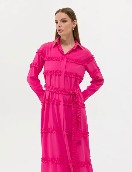 Платье-рубашка миди - G022SZ0320EGORA23Y Платье жен. (VR023, 38)