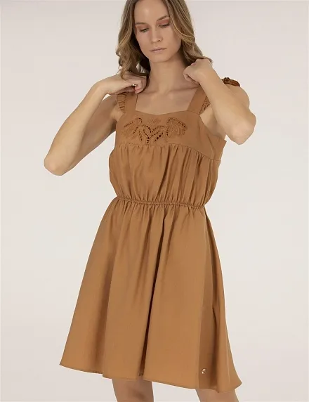 Сарафан мини из лиоцелла без рукавов - G022SZ0320NEVIL Платье жен. (VR015, 38)