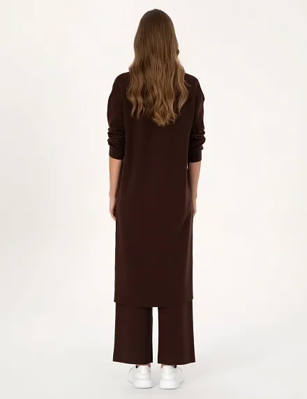 Кардиган трикотажный удлиненный без застежки - G022SZ0TH0DERRA_H Кардиган жен. (VR029, XS)
