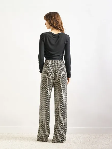 Лонгслив укороченный с драпировкой - G022SZ0110MERNO Футболка жен. (VR046, S)
