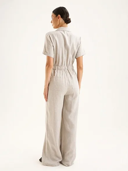 Комбинезон с добавлением льна - G022SZ0320NOME Платье жен. (VR024, 34)