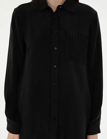 Рубашка с нагрудным карманом прямого кроя - G022SZ0040PARENSO_G_25Y Сорочка жен. (VR046, 42)