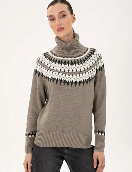 Свитер с добавлением шерсти - G022SZ0TK0LARS Кофта жен. (VR052, S)