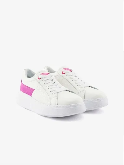 Кеды кожаные с цветной вставкой - S072SZ0330Y23MALZ-SPR Обувь жен. (VR167, 37)