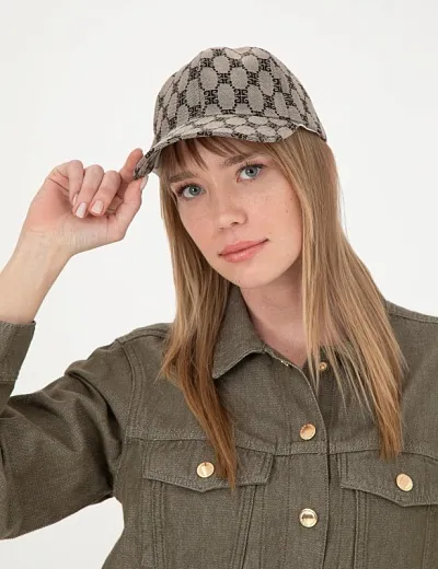 Бейсболка с монограммой бренда - A022SZ0640JAKAR_CAP Шапка жен. (VR046)