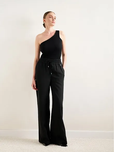 Брюки на кулиске широкие - G022SZ0780PAREMI Брюки жен. (VR046, 34)