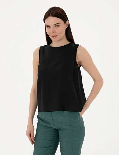 Топ из льна свободный - G022SZ0040BALEY Сорочка жен. (VR046, 36)