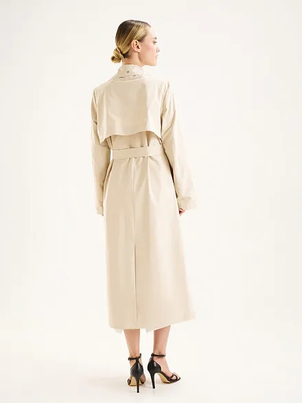 Плащ классический на запах с поясом - G022SZ0KS0NOBLE Куртка жен. (VR011, 36)