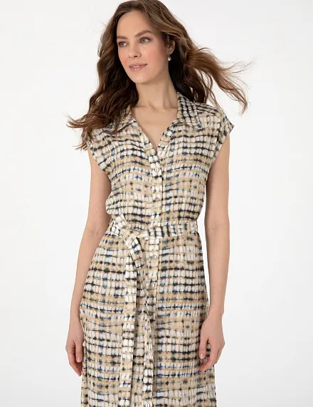Платье-рубашка макси из вискозы - G022SZ0320LESA_EL Платье жен. (VR011, 36)