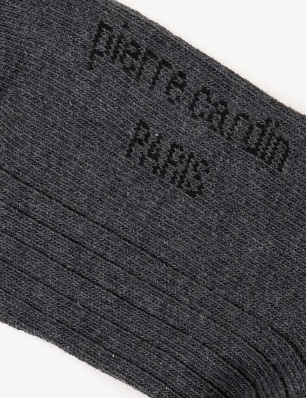 Носки хлопковые высокие - A022SZ013SKTSK24MELANJSKT Носки жен. (VR006, 36_40)