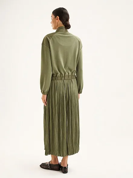 Толстовка без капюшона на молнии - G022SZ0820LETA_H Толстовка жен. (VR027, S)