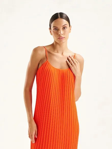 Платье макси плиссированное - G022SZ0320LENKA Платье жен. (VR030, 34)