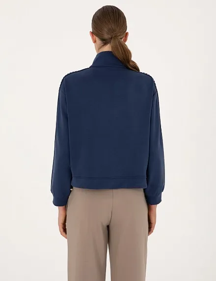 Толстовка без капюшона на молнии - G022SZ0820HONA_H Толстовка жен. (VR033, XS)