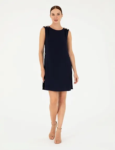 Платье мини без рукавов - G022SZ0320ETSA Платье жен. (VR033, 38)