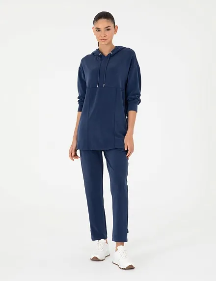 Брюки спортивные на кулиске зауженные - G022SZ0OP0JAVT_P Брюки спорт. жен. (VR033, 2XS)