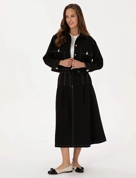 Куртка-пиджак с отложным воротником - G022SZ0020C_TEKU_R Пиджак жен. (VR046, 36)