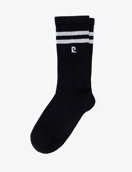Носки высокие с контрастной полоской - A022SZ0130TNSSLOGOLU Носки жен. (VR046, 36-40)