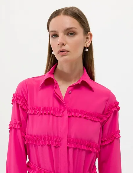 Платье-рубашка миди - G022SZ0320EGORA23Y Платье жен. (VR023, 38)