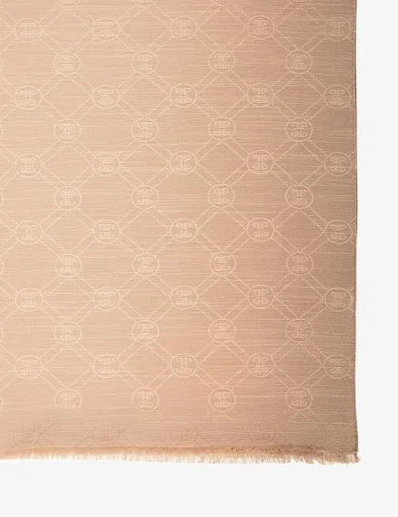 Шарф с узором из смеси шелка и хлопка - A022SZ093SALKUBBEY_DEGRADE Шарф жен. (VR053)