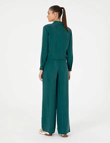 Брюки на резинке широкие - G022SZ0780PARENSO_P Брюки жен. (VR079, 38)