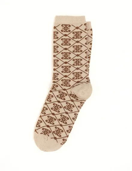 Носки высокие с монограмой бренда - A022SZ0130SKTJAKARLI Носки жен. (VR029, 36-40)