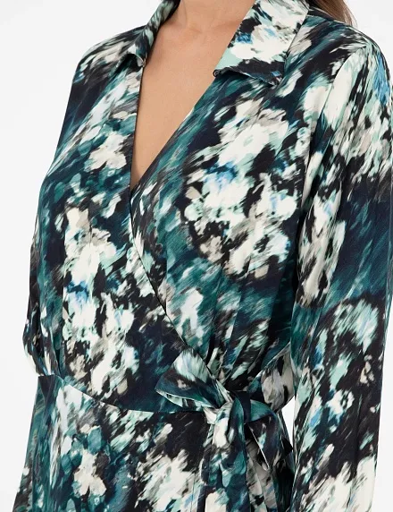 Платье миди на запах с вискозой - G022SZ0320AGNES_EL Платье жен. (VR079, 34)