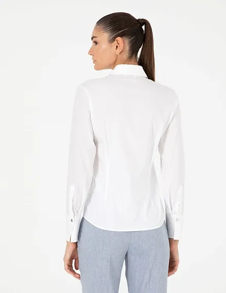 Рубашка классическая приталенная - G022SZ0040LEX Сорочка жен. (VR013, 42)