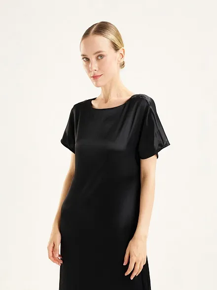 Платье макси с коротким рукавом - G022SZ0320MOIS Платье жен. (VR046, 34)