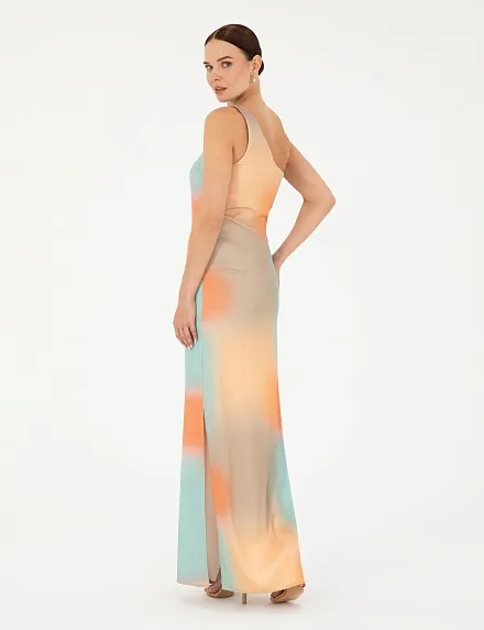 Платье макси на одно плечо - G022SZ0320GRASS Платье жен. (VR247, 36)