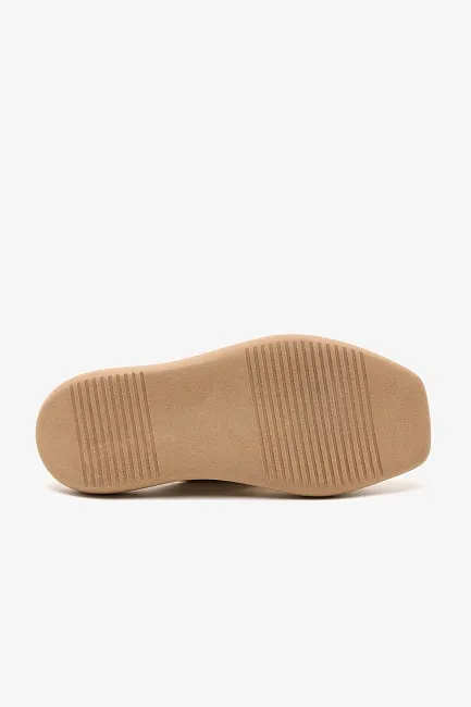 Босоножки кожаные с перекрестными ремешками - S072SZ0330Y23MEDUSA-SAND Обувь жен. (VR011, 37)