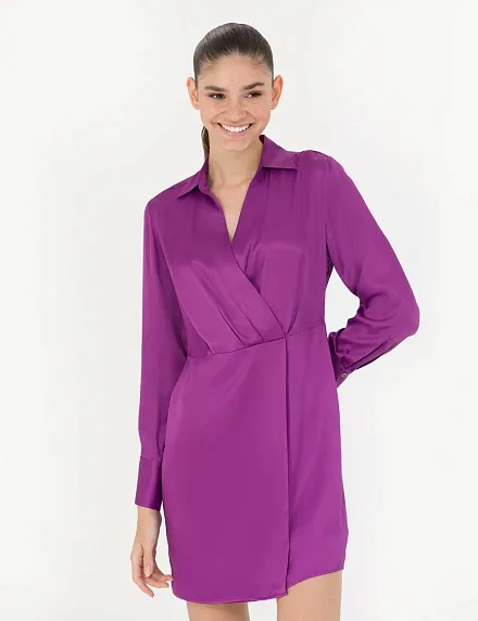 Платье мини с вискозой - G022SZ0320ZARENI Платье жен. (VR037, 34)